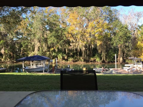 View from your patio chair.