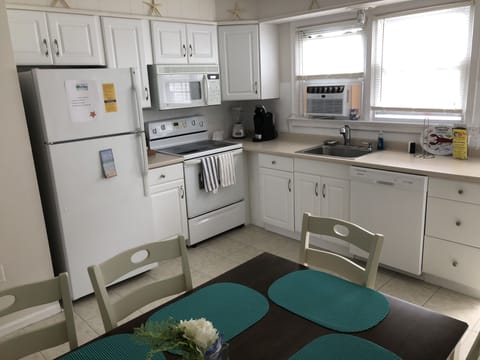 Fully stocked kitchen