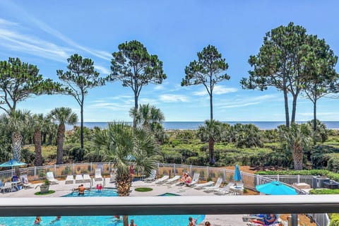 Beautiful View of Pool and ocean