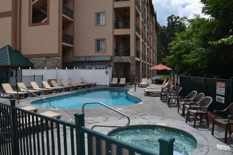 Pool and Hot Tub Area