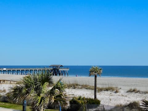 Views of the Tybee Island Pier and South Beach from your balcony.