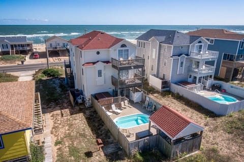 Rear Aerial View of Sunny Outlook