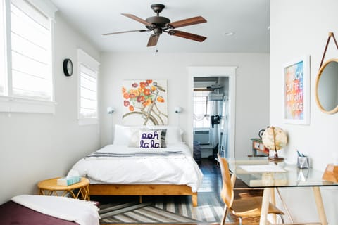 updated studio cottage behind my home