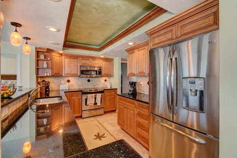 Kitchen & entire condo was recently remodeled.