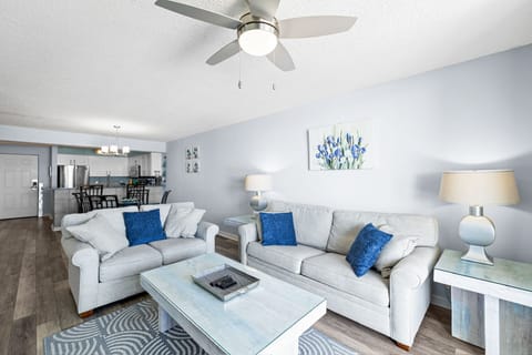 Living Room with Gel Sleeper Mattress on Couch