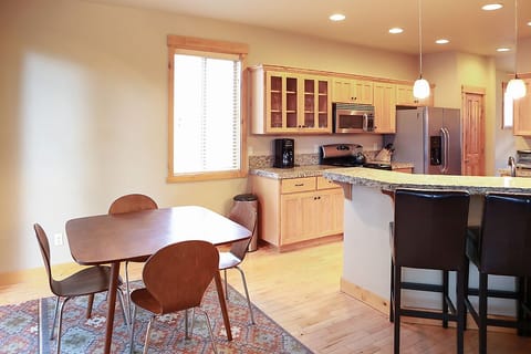 Kitchen nook table~ also perfect for games!