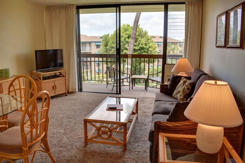 Beautiful living area open to lanai