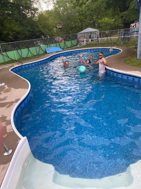 ENJOYING THE POOL IN EARLY JUNE 2022