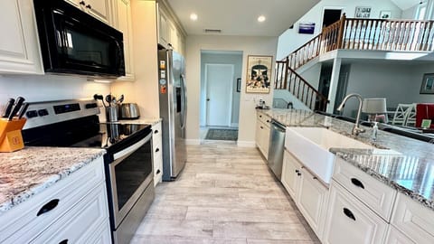 Fully-equipped kitchen.