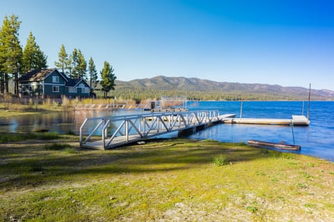 Enjoy your day and a nice view of the lake and mountains at the lake dock, where you can launch your boat.