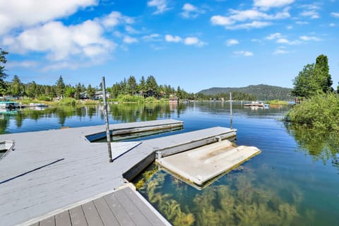 Enjoy crystal clear waters and stunning mountain views from this spacious private dock. Perfect for launching a kayak, sunbathing, or simply soaking in the quiet beauty of the lake. A peaceful retreat for any nature lover.