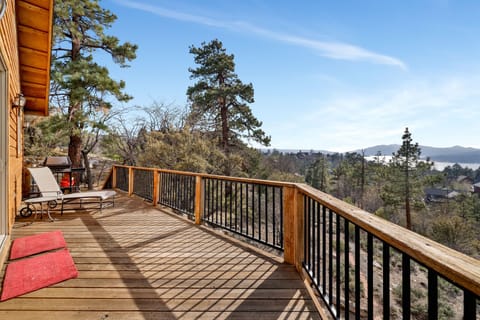 Private outdoor BBQ  surrounded by tall pines, perfect for relaxing under the trees after a day of adventure—enjoy peaceful forest views, fresh air, and a truly rejuvenating stay.