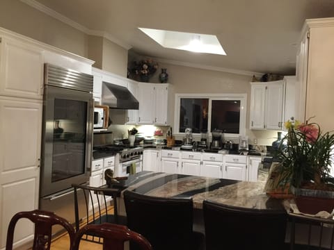 You will love this kitchen with view of the Ocean and the Golden Gate