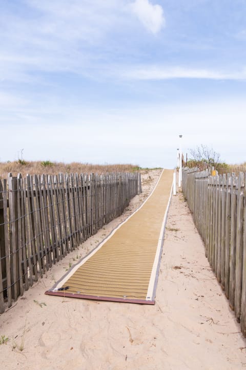 Included: Private Beach Path w/ Beach Toy Corral to left on Owner's Property