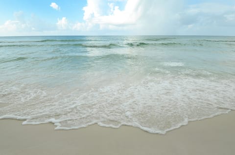 Beautiful clear water and white sandy beaches