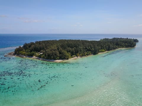 Motu Fareone Private Island on which Villa Corallina is located