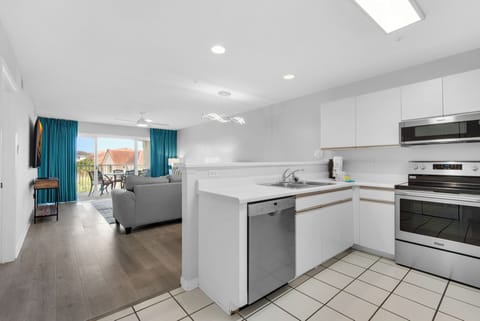 Kitchen to living view