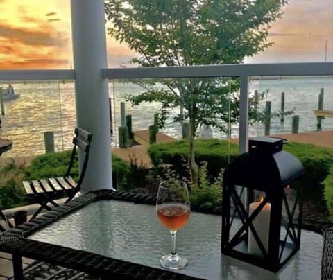 View from our deck - relax & enjoy a cool drink at sunset