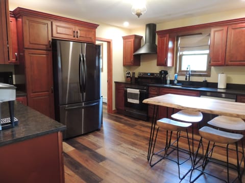 New Cherry Kitchen w/Hickory Floors