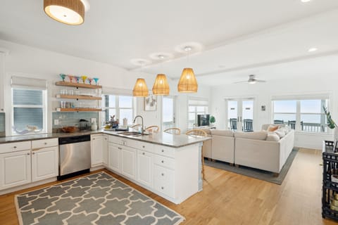 Open Floor Plan Kitchen & Living Room