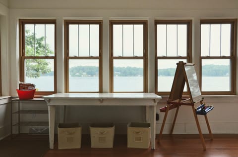 Enjoy the lake from the cottage