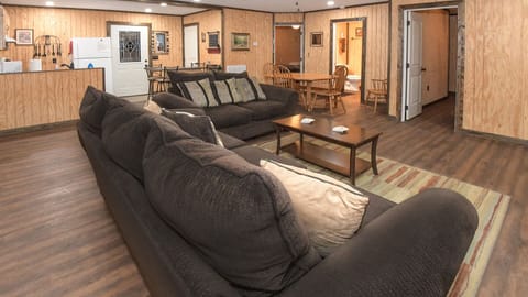 Great Room, Kitchen, Dining from Bedroom