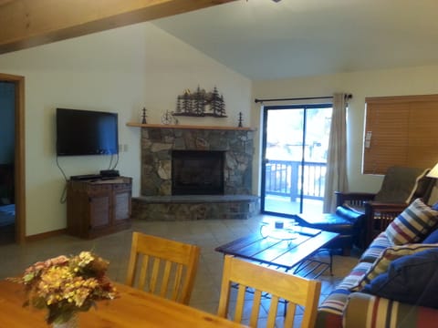Living Room with Gas Fireplace 