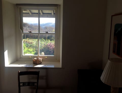 View of woodland and mountains from Double Bedroom 2