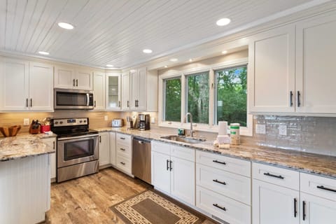 Huge Kitchen with Tons of Space for Preparing and Serving Meals!