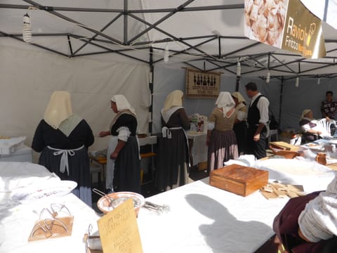 Many festivals in the village of San Benedetto  with original costume.