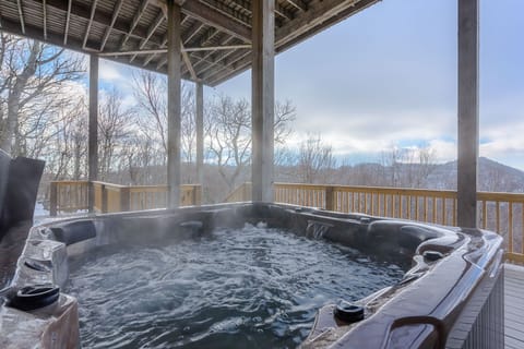 Private Hot Tub with Mountain Views