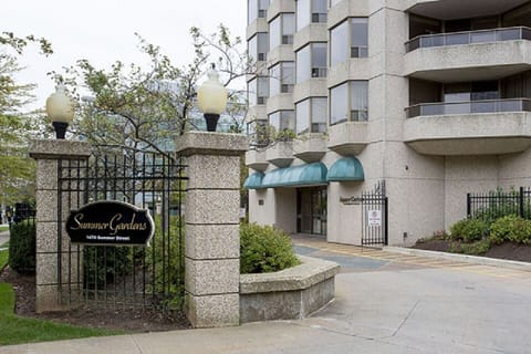 Front door to our building