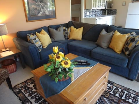 Executive suite with relaxing living room