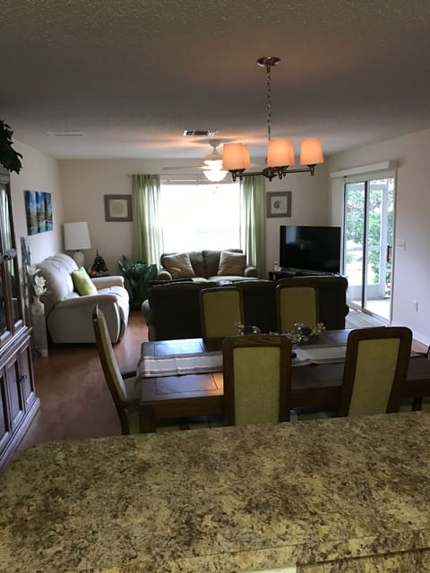 Open dining/living room 