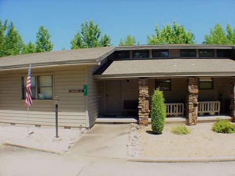 Condo from the parking area