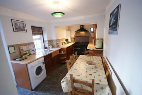 kitchen and dining area