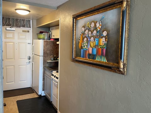 View of the entrance in the studio