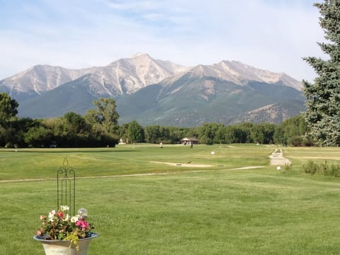 View from golf course. 