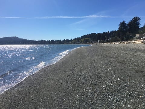 Cordova Bay Beach has two access points steps away from the home.  Take your morning coffee to the beach or plan a last minute walk to watch the sunset.