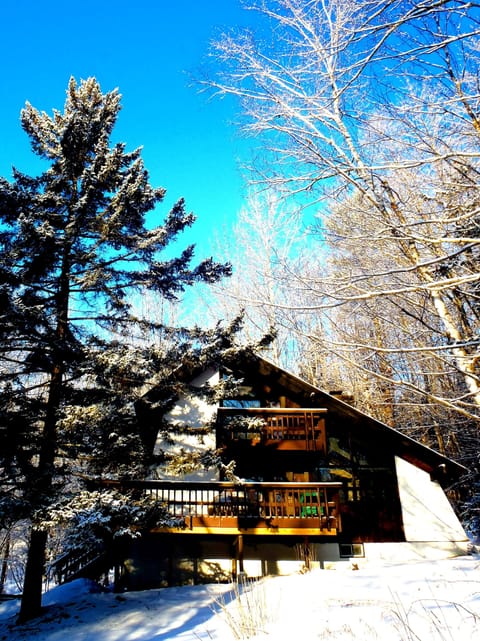 Our chalet on over an acre in a very nice neighborhood.