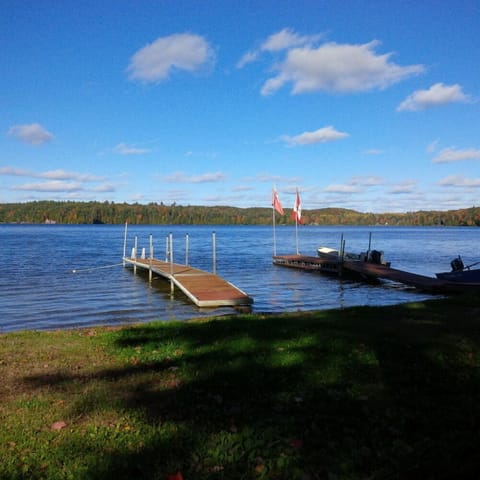 Cabin locatef next our double  docks