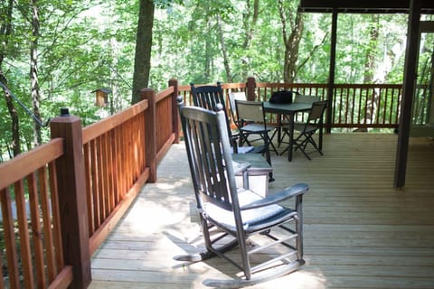 Deck area.
