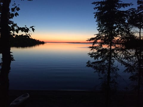 Sunset from Beach Cabin