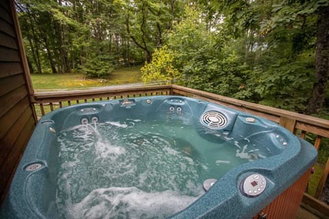 Hot Tub Located on the Deck