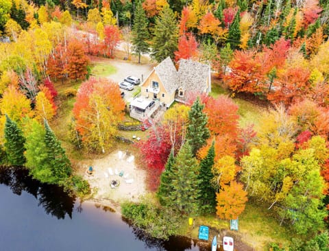 Chalet Amico gorgeous Estate with its own private sandy beach & water-front