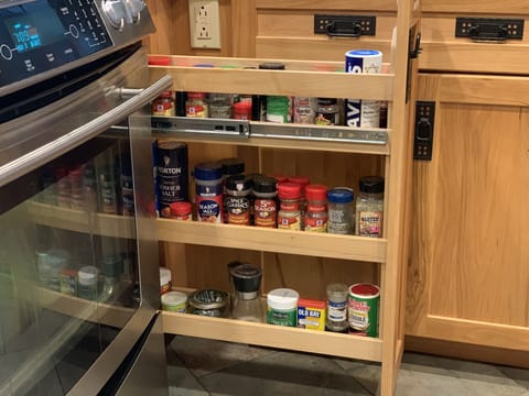 Spice rack. Always full 