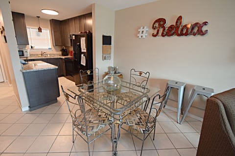 Comfortable dining for  4.