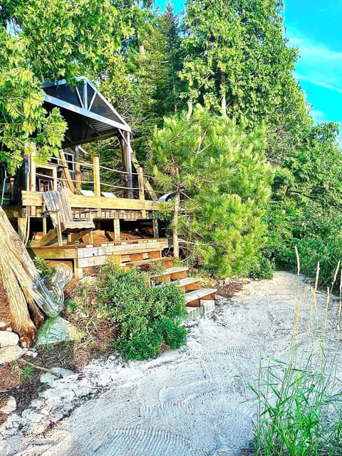 Beach front Gazebo deck