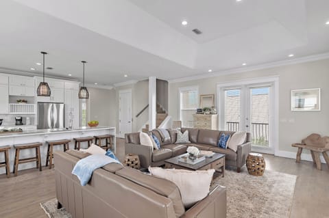 Buena Vista - Seagrove Beach - Third Floor - Living Area - Buena Vista - Seagrove Beach - Third Floor - Living, Dining, and Kitchen Area