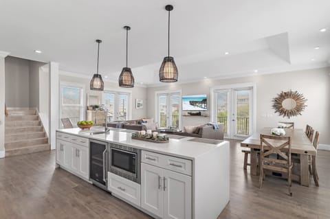 Buena Vista - Seagrove Beach - Third Floor - Kitchen Area - Buena Vista - Seagrove Beach - Third Floor - Living, Dining, and Kitchen Area